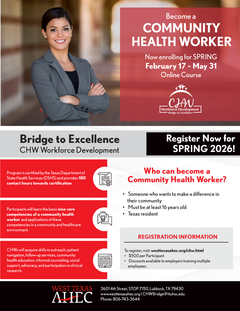 image of a flyer with CHW bridge information.